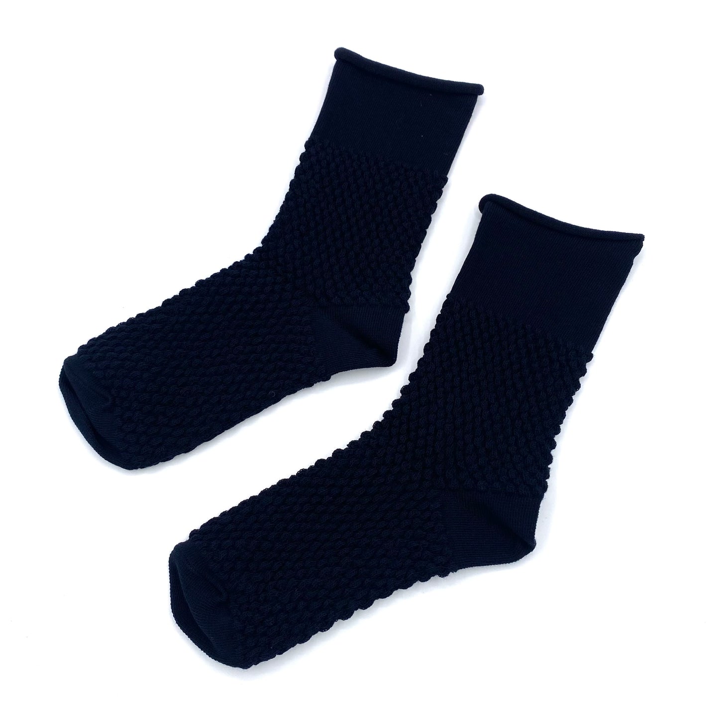 ポコポコくつ下　ゴムなしくつ下　4カラー　綿コーマ　オーガニックコットン　新潟　KU2401