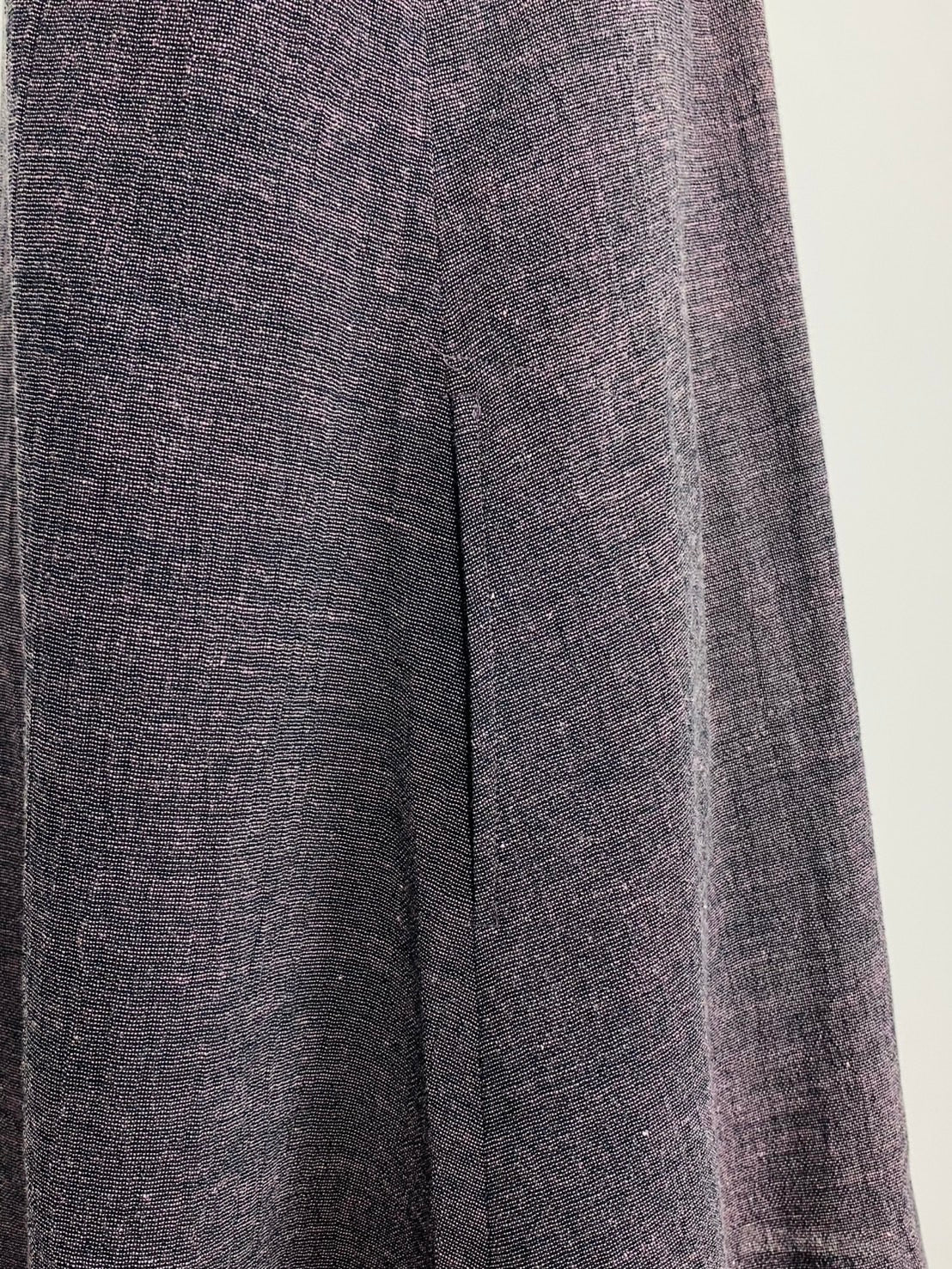 【遠州織物】ひねり襟のチュニック　先染め楊柳　252101