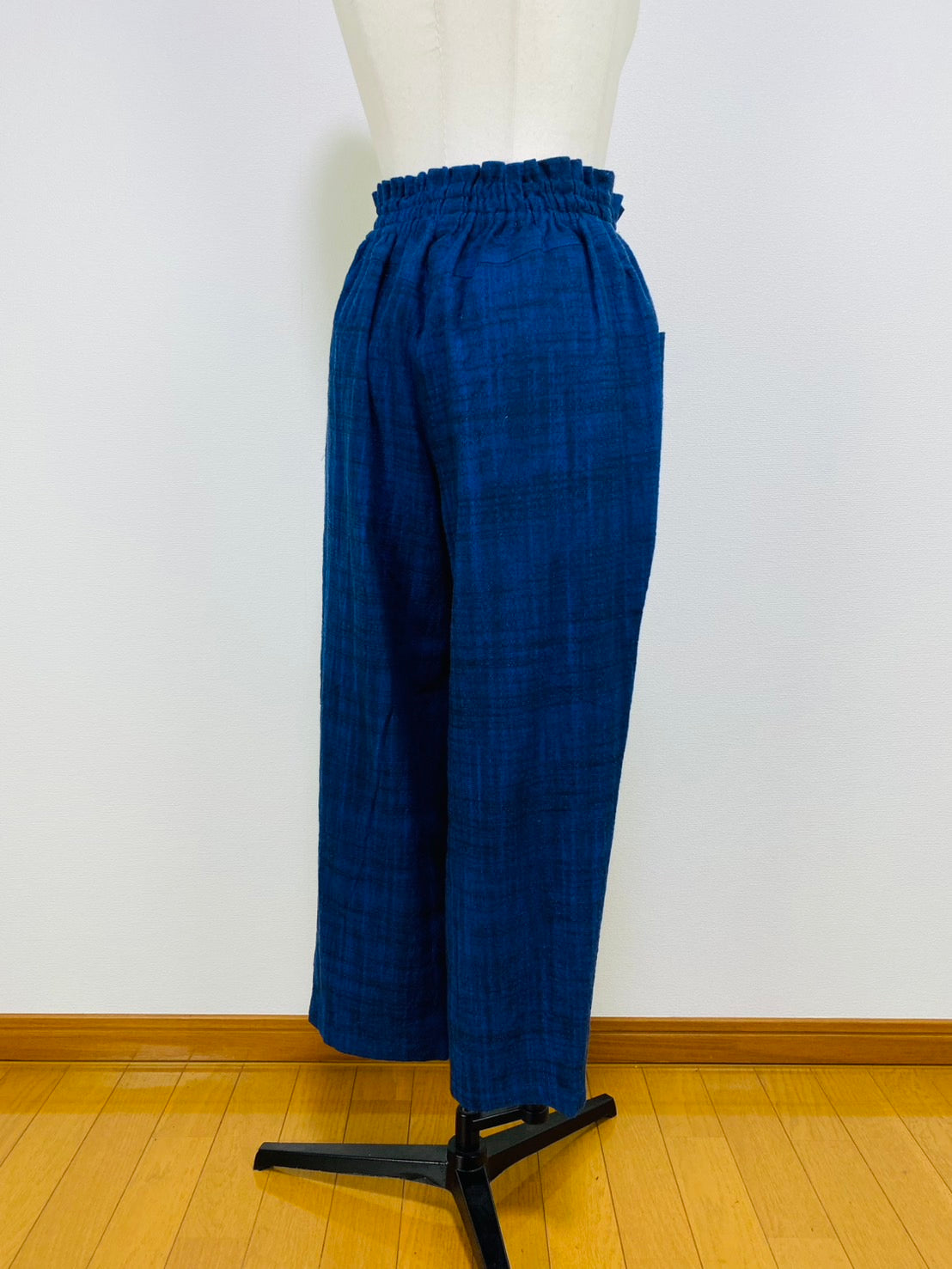 【遠州織物】ヨーク切替えパンツ　2カラー　逆スラブ　245051