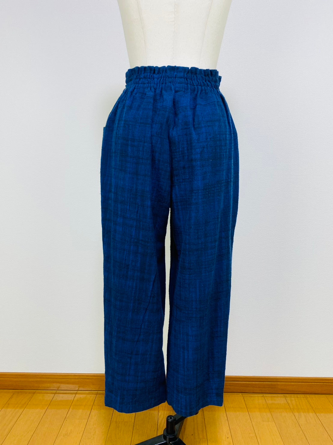 【遠州織物】ヨーク切替えパンツ　2カラー　逆スラブ　245051