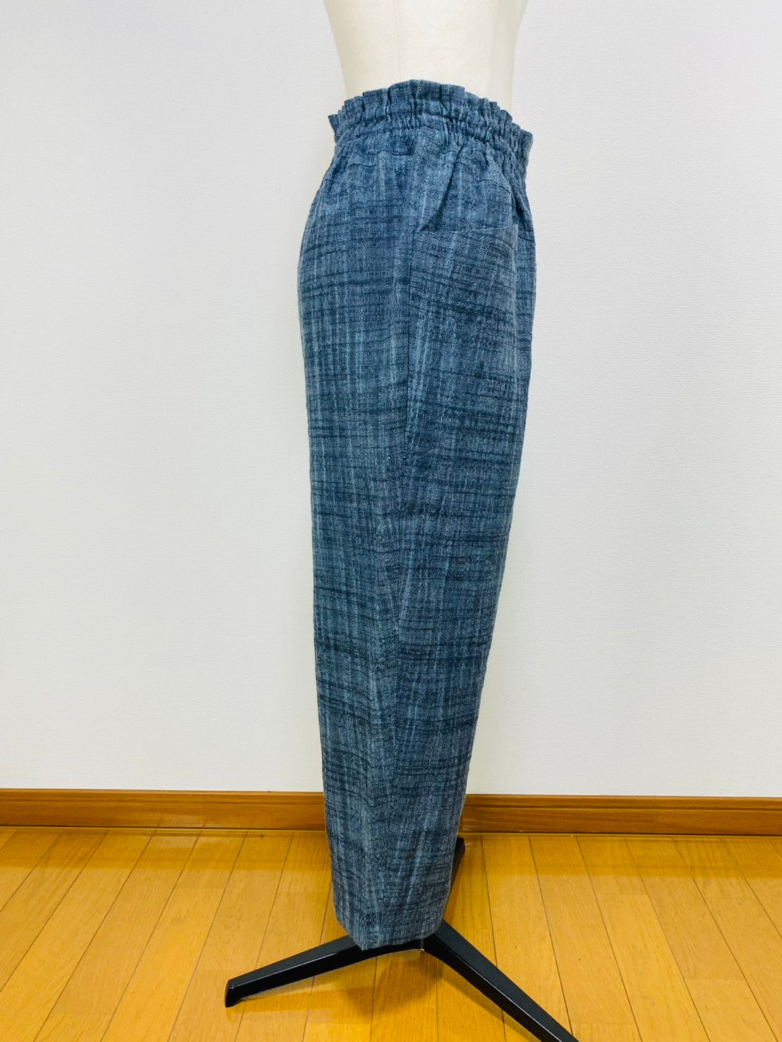 【遠州織物】ヨーク切替えパンツ　2カラー　逆スラブ　245051