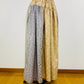 【YUWA】　切替ギャザースカート　ペイズリー花柄　シャーティング