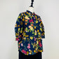 半袖パフスリーブブラウス　多色プリント花柄　ラスタースケアー　83034